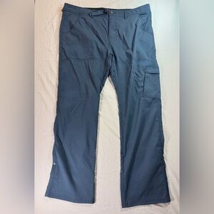 Prana Stretch Zion Relaxed Straight Leg Men's Navy NWT